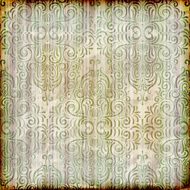 floral wallpaper on striped background