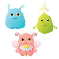 Cute garden monsters