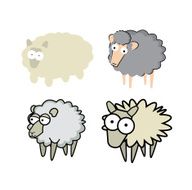 cartoon sheeps N2