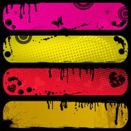 grunge banners N47