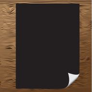 Paper on wood