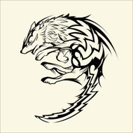 Wolf tatto