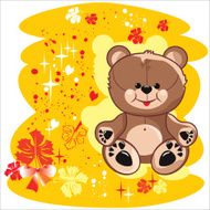 autumn bear soft toy