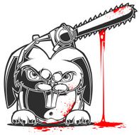bunny with chainsaw