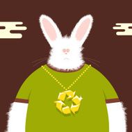 Recycle your bling bunny
