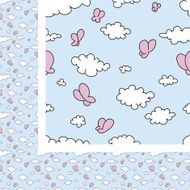 Seamless Wallpaper cloud pattern N2