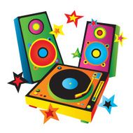 Multi colored Turntable