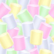 Seamless marshmallow background