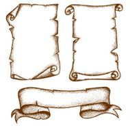 Hand-Drawn Scrolls