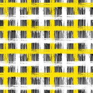 Seamless plaid pattern with bold brushstrokes and stripes N2