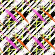 Bold pattern with wide brushstrokes and stripes