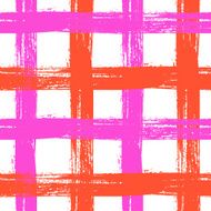Plaid pattern with crossing wide stripes in bright colors