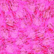 Grunge floral pattern with watercolor splashes
