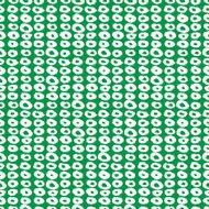 Vector pattern with doughnut like shapes