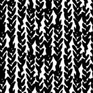 Hand drawn pattern with hand painted braids N4