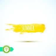 Watercolor Paintbrush Mark Banner Vector Illustration N7