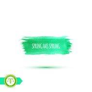 Watercolor Paintbrush Mark Banner Vector Illustration N8
