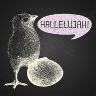 Easter chick and Hallelujah! N2