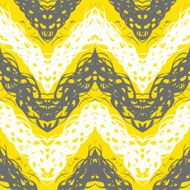 Hand drawn pattern with brushed zigzag line N6