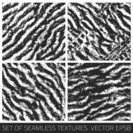 Set of vector seamless textures