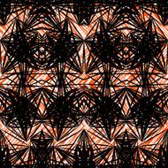 Hand drawn geometric pattern with black lines N2