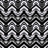 Hand drawn pattern with brushed zigzag line N7