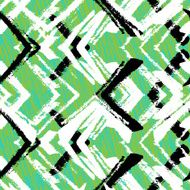 Hand drawn pattern with brushed zigzag line N16