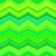 Hand drawn zigzag pattern in grass green