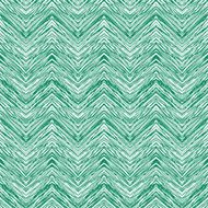 Emerald green hand drawn vector zigzag pattern