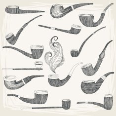 Set of tobacco pipes N2