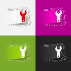 Drawing business formulas wrench N17