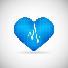 Healthcare and Medical Care Symbol Heart Beat Rate Icon Design N2