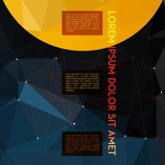 Abstract polygonal space background N2