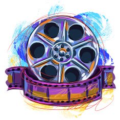 Colorful Film reel N2