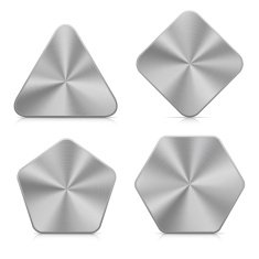 Aluminium buttons N6