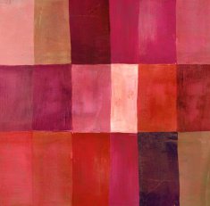 Red Painted Vertical Rectangles