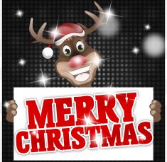 Merry Christmas Creative Background Design