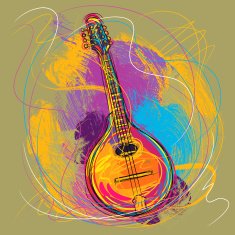 Colorful Mandolin