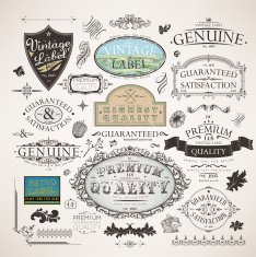 vintage labels N72