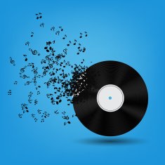 Abstract Music Background Vector Illustration for Your Design N3