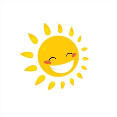 Cartoon Sun N100
