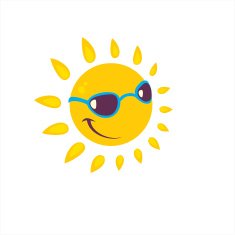 Cartoon Sun N101
