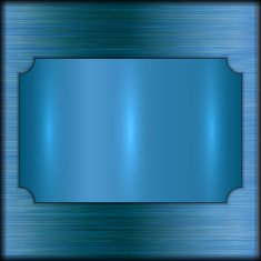 vector abstract brushed gold award plate on beige background N3