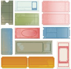Vintage tickets N5