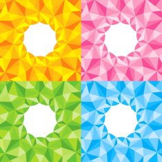 Four bright abstract background N2