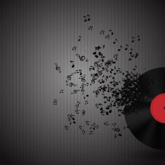 Abstract Music Background Vector Illustration for Your Design N4