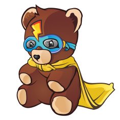 Super Hero Teddy Bear N2