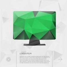 Abstract polygonal desktop N2