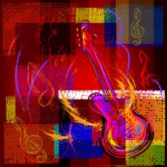 Colorful music background N19