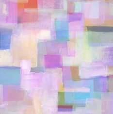 Purple Abstract Oil Painting N2